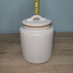 Studio McGee Cream Ceramic Storage Jar